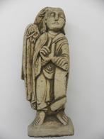 Oude Romaanse stijl Aartsengel uit steen gehouwen, Ophalen of Verzenden