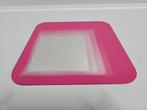 Roze vierkante designspiegel, Minder dan 50 cm, Vierkant, Nieuw, Ophalen of Verzenden