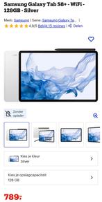 Samsung Galaxy Tab S8 PLUS silver, Computers en Software, Android Tablets, Samsung Galaxy. TAB S8 plus, Nieuw, 12 inch, Ophalen of Verzenden