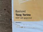 Cando basisset Toog Torino deuromlijsting, Doe-het-zelf en Verbouw, Platen en Panelen, Ophalen, Nieuw, Hout