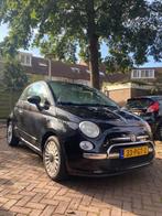 Fiat 500 1.2  Lounge AUT 2011 Zwart, Auto's, Fiat, Stof, 4 cilinders, Zwart, Origineel Nederlands