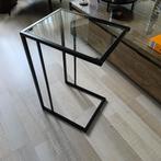 Bijzet tafel voor over een bank / leuning, Ophalen, Minder dan 55 cm, Gebruikt, Metaal of Aluminium