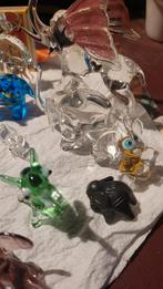 Glazen olifantjes 15 stuks, Antiek en Kunst, Antiek | Glas en Kristal, Ophalen of Verzenden