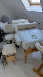 Massagetafel Tectake met Stoel en Kruk, Ophalen, Zo goed als nieuw