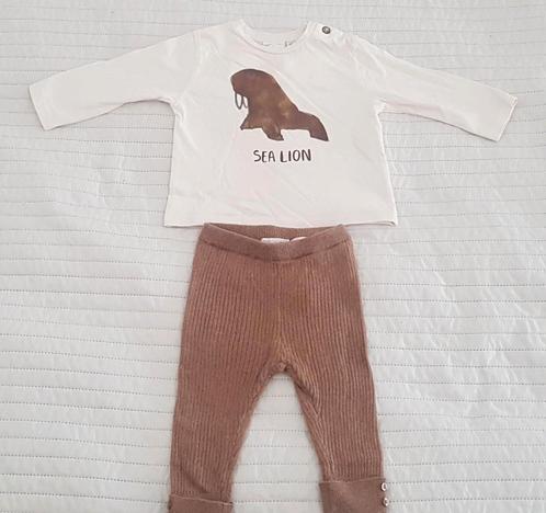 Zara setje zeeleeuw maat 74 pakje baby kleding sea lion trui, Kinderen en Baby's, Babykleding | Maat 74, Zo goed als nieuw, Jongetje