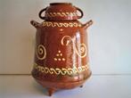 2 Fries aardewerk doofpot zoutgeglazuurd Friesland ringeloor, Ophalen of Verzenden