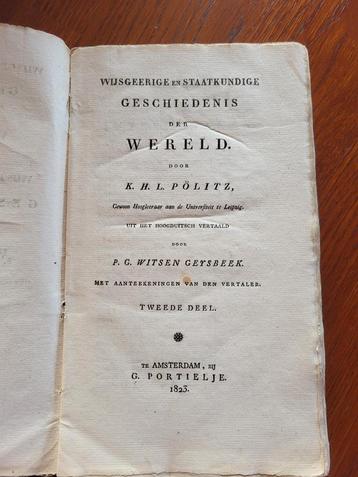 1823 Geschiedenis der Wereld - Deel 2 beschikbaar voor biedingen