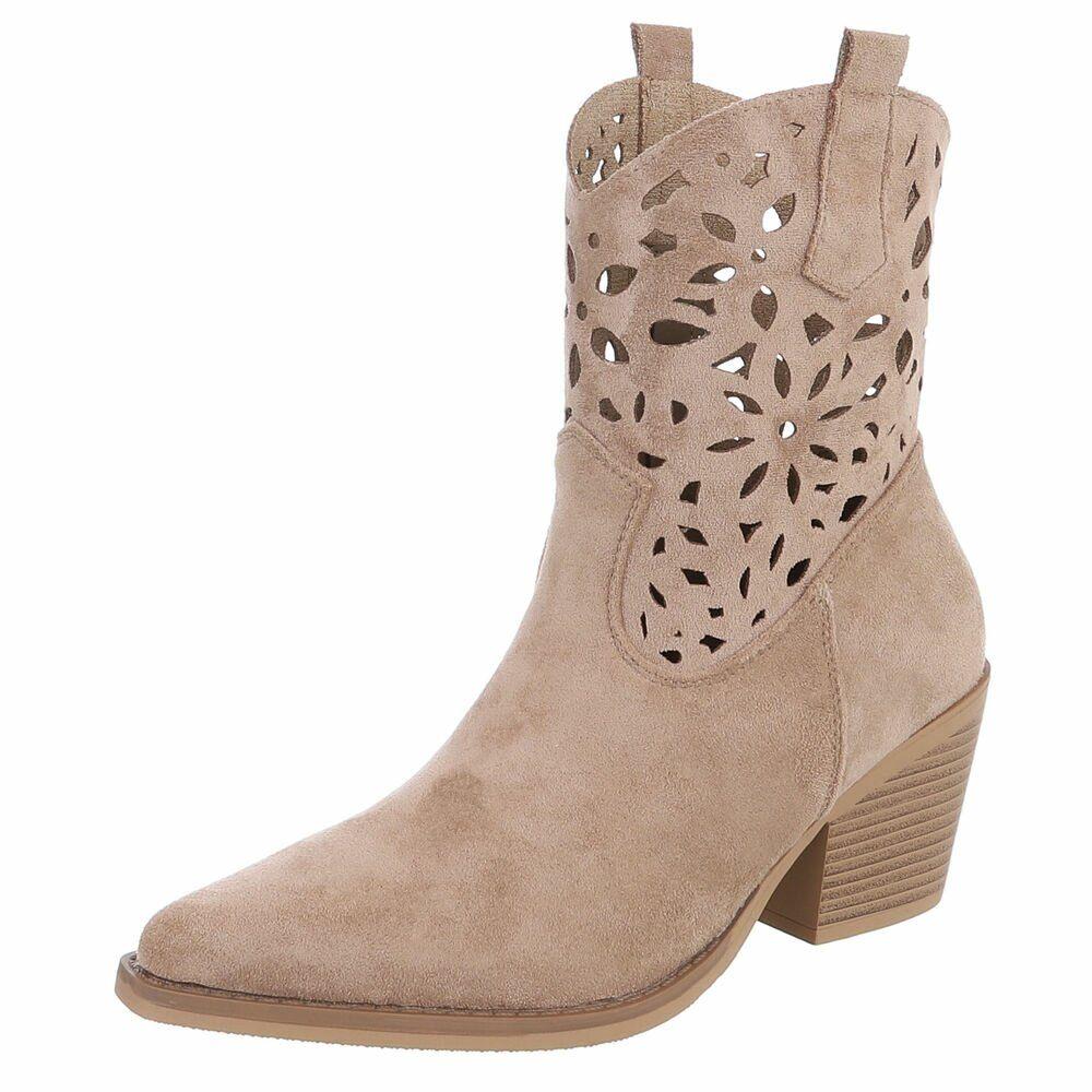 Dames cowboy western enkellaarzen khaki 36 37 38 39 40 41, Kleding | Dames, Schoenen, Info@lunamex.com, Lage of Enkellaarzen, Nieuw