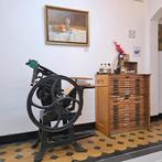 Antieke letterpress drukpers 18e eeuw (1892 Leipzig), Ophalen