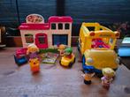 Little people pizzeria met bus, Kinderen en Baby's, Speelgoed | Fisher-Price, Ophalen of Verzenden