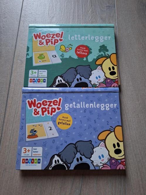 Woezel & Pip letterlegger en getallenlegger, Kinderen en Baby's, Speelgoed | Educatief en Creatief, Zo goed als nieuw, Puzzelen