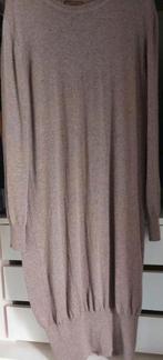 Jurk beige bruin 30% cashmere 42/44, Kleding | Dames, Jurken, Beige, Maat 42/44 (L), Nieuw, Ophalen of Verzenden