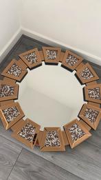 Bruine diamanten spiegel, Ophalen of Verzenden, Zo goed als nieuw, Rechthoekig, Minder dan 100 cm