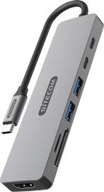 (Hub) Sitecom 7 in 1 USB-C Power Delivery Multiport Adapter, Verzenden, Nieuw