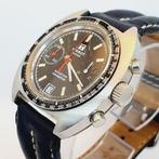 TISSOT SEASTAR NAVIGATOR CHRONOGRAPH VALJOUX 7734, Overige merken, Leer, Staal, Polshorloge