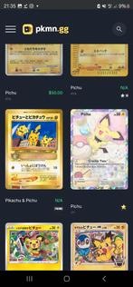 GEZOCHT: Op zoek naar Pichu Pokémon Kaarten, Mejji, Topps, Ophalen of Verzenden, Gebruikt, Losse kaart, Foil