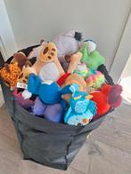 Tas vol knuffels, speelgoedpiano en speelgoedtelefoon, Ophalen, Gebruikt, Overige typen