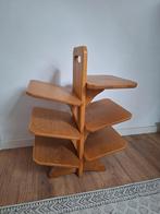 Mid century lectuurrek tijdschriftenrek eikenhout, Huis en Inrichting, Woonaccessoires | Krantenbakken en Lectuurbakken, Ophalen