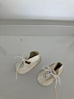 vintage beige leren poppenschoentjes, Verzenden, Gebruikt, Pop
