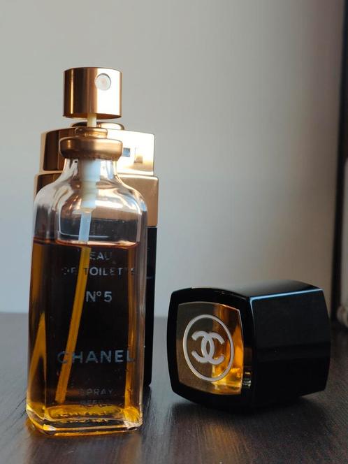 Chanel No 5 eau de toilette 45/50ml - Vintage 1980s, Sieraden, Tassen en Uiterlijk, Uiterlijk | Parfum, Gebruikt, Ophalen of Verzenden