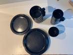 Mepal camping servies donker blauw, Caravans en Kamperen, Ophalen of Verzenden, Gebruikt