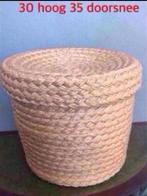 Mooie opberg mand , katten krabmand ,, Huis en Inrichting, Ophalen, Nieuw, Rond, Riet