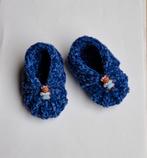 Blauwe chenille babyslofjes baby slofjes schoentjes, Nieuw, Schoentjes, Ophalen of Verzenden