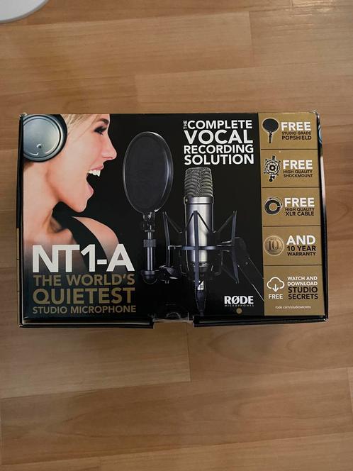 Rode NT1-A complete vocal set incl. Statief, Muziek en Instrumenten, Microfoons, Zo goed als nieuw, Studiomicrofoon, Ophalen