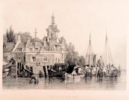 Leitch 1833 Traveling sketches on the Rhine Belgium Holland, Antiek en Kunst, Antiek | Boeken en Bijbels, Ophalen of Verzenden