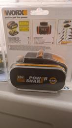 Worx PowerShare 20V 4.0Ah Lithium-ion accu., Ophalen of Verzenden, Zo goed als nieuw
