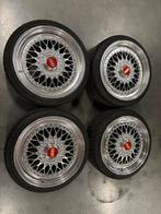 BBS RS 17 Inch, Steek 4x100, 3 delig, Nieuwstaat.Continental, Ophalen, Nieuw, 17 inch, Personenwagen