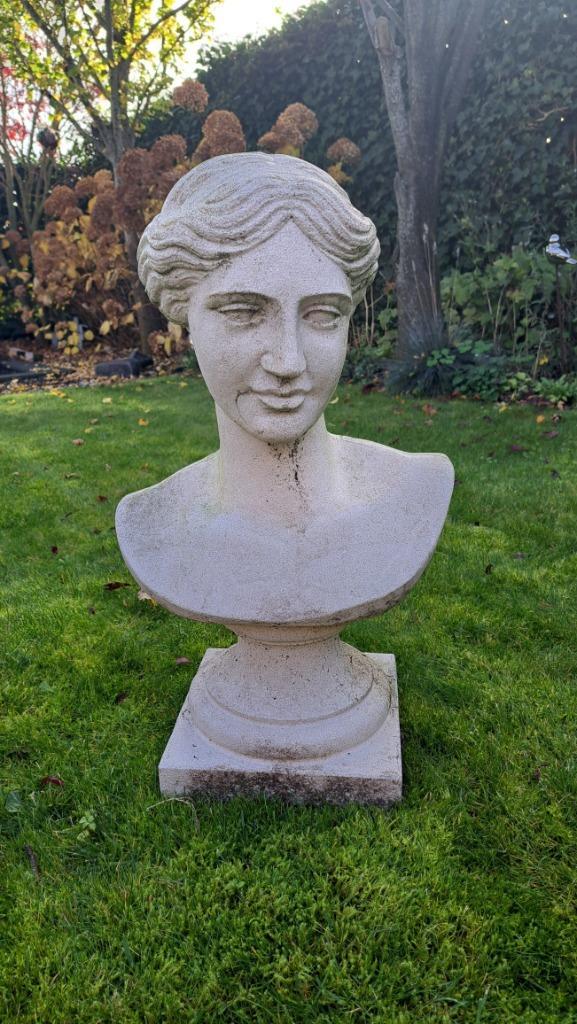 tuinbeeld Buste van Venus, Tuin en Terras, Tuinbeelden, Gebruikt, Overige typen, Kunststof, Ophalen