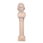 Beeld op pilaar Borstbeeld op zuil Beethoven Sculptuur, Antiek en Kunst, Curiosa en Brocante, Ophalen of Verzenden