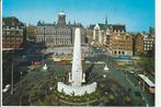 AMSTERDAM KONINKLIJK PALEIS DAM NAT. MONUMENT TRAM BUSSEN, Verzamelen, Ansichtkaarten | Nederland, Ophalen of Verzenden, 1960 tot 1980