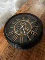 Stijlvolle Wandklok met Tandwiel Design, Huis en Inrichting, Ophalen, Zo goed als nieuw, Analoog, Wandklok