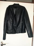 Zwart lederlook tussenjasje NIEUW maat 2XL, Kleding | Dames, Ophalen of Verzenden, Nieuw, Maat 46/48 (XL) of groter, Zwart