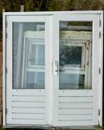 Dubbele serredeur. 206 bij 174 cm, Doe-het-zelf en Verbouw, Ophalen, Gebruikt, Deurkozijn, 150 tot 225 cm
