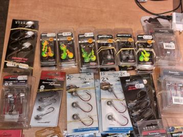 68 NIEUW IN DE VERPAKKING DIV JIGHEADS BIEDEN beschikbaar voor biedingen