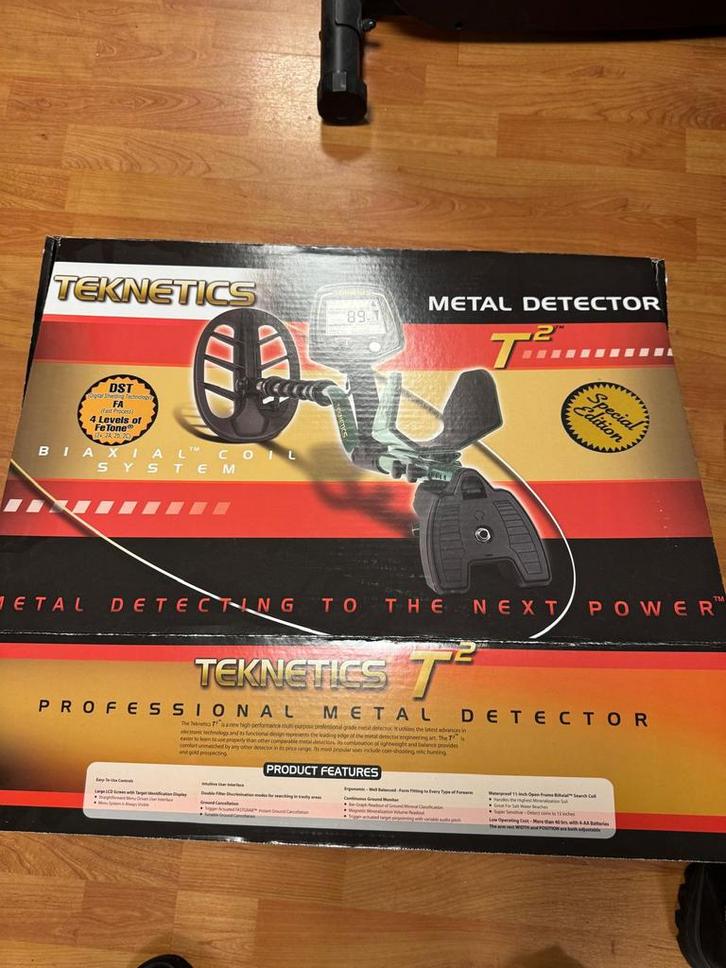 Teknetics T2 Metaaldetector met extra XP MI-4 Pinpointer, Hobby en Vrije tijd, Metaaldetectors, Nieuw, Teknetics, Ophalen of Verzenden