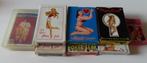 Koopje! Uit inboedel: 8 kaartspellen pin up/ero, incl verzen, Verzenden, Zo goed als nieuw