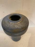 Lore Ciro keramiek sier-vaas , jaren 70, Lore Ciro, Gebruikt, Blauw, Aardewerk of Porselein