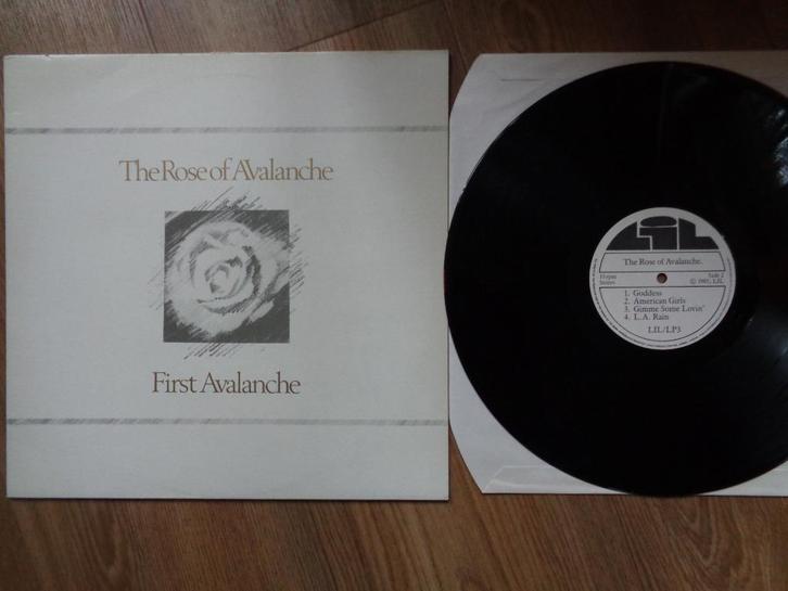 LP The Rose of Avalanche - First Avalanche, Cd's en Dvd's, Vinyl | Pop, Gebruikt, 1980 tot 2000, 12 inch, Ophalen