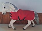 Schleich deken rood met gouden stipjes, Ophalen of Verzenden, Zo goed als nieuw, Paard, Beeldje of Figuurtje