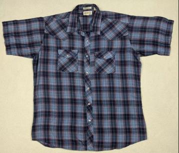 Vintage Sheplers USA Western Cowboy  Shirt Mt. XL  beschikbaar voor biedingen