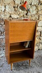 Mid century vintage kast high board secretaire jaren 60, Huis en Inrichting, Kasten | Secretaires, Ophalen, Zo goed als nieuw