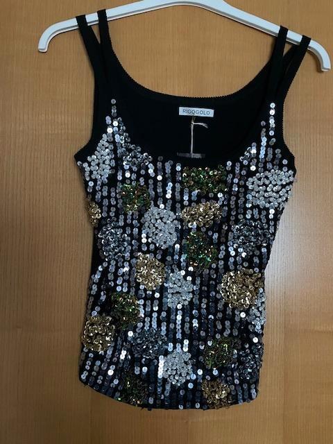 Top met pailetten, Kleding | Dames, Tops, Zo goed als nieuw, Maat 38/40 (M), Zwart, Zonder mouw, Ophalen of Verzenden
