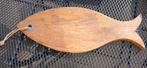 Vis houten hapjes plank, Ophalen of Verzenden, Gebruikt