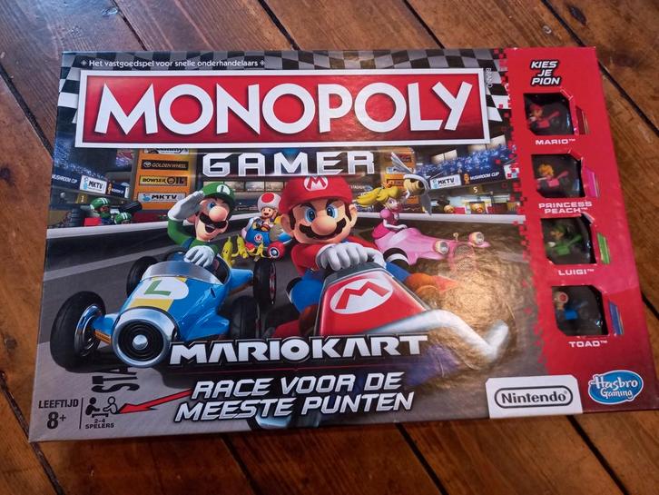 Monopoly Gamer Mario Kart - Race naar de overwinning!, Hobby en Vrije tijd, Gezelschapsspellen | Bordspellen, Zo goed als nieuw