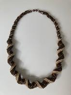 Antieke Klassieke ketting, collier met kleine kraaltjes anna, Ophalen of Verzenden, Overige materialen, Ketting