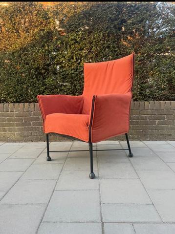 leuke montis charly fauteuil oranje / rood design stoel beschikbaar voor biedingen